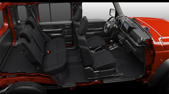 Photo jimny 5 portes intérieur 2